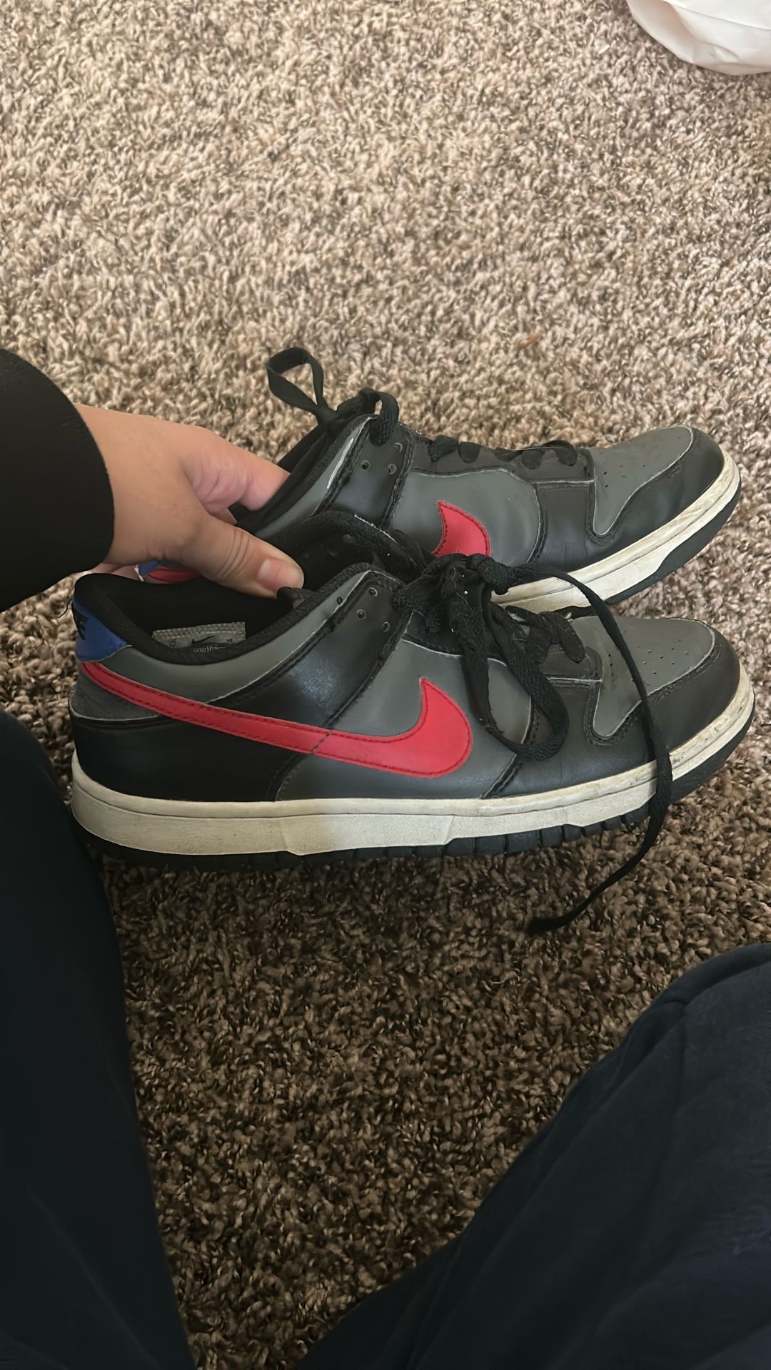 Nike Dunk Low GS 'Black Red Blue' sneaker