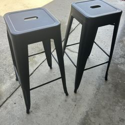 Heavy Metal Bar Stools (new) $50 