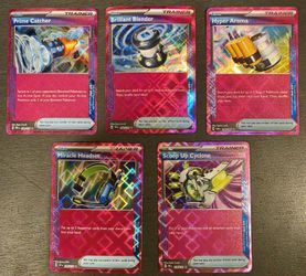 Nintendo Pokemon TCG ACE SPEC Trainer 5-Card Lot English Prime Catcher