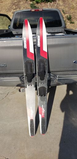 Water Ski's and 2 Sets of ski Tow ropes