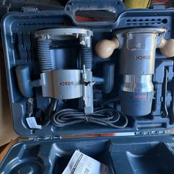 Bosch 1617EVSPK 2.25 HP Router Combo Kit – Fixed & Plunge Base
