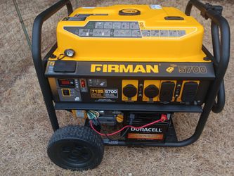 LIKE NEW FIRMAN'S GENERATOR FOR SALE