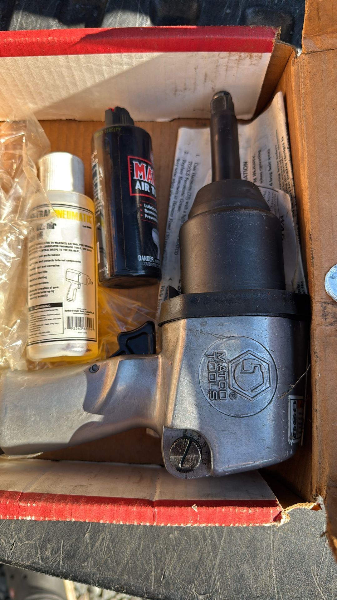Like New Marco 1/2” And 3/8”Air Impact Twin Hammer Wrenches.