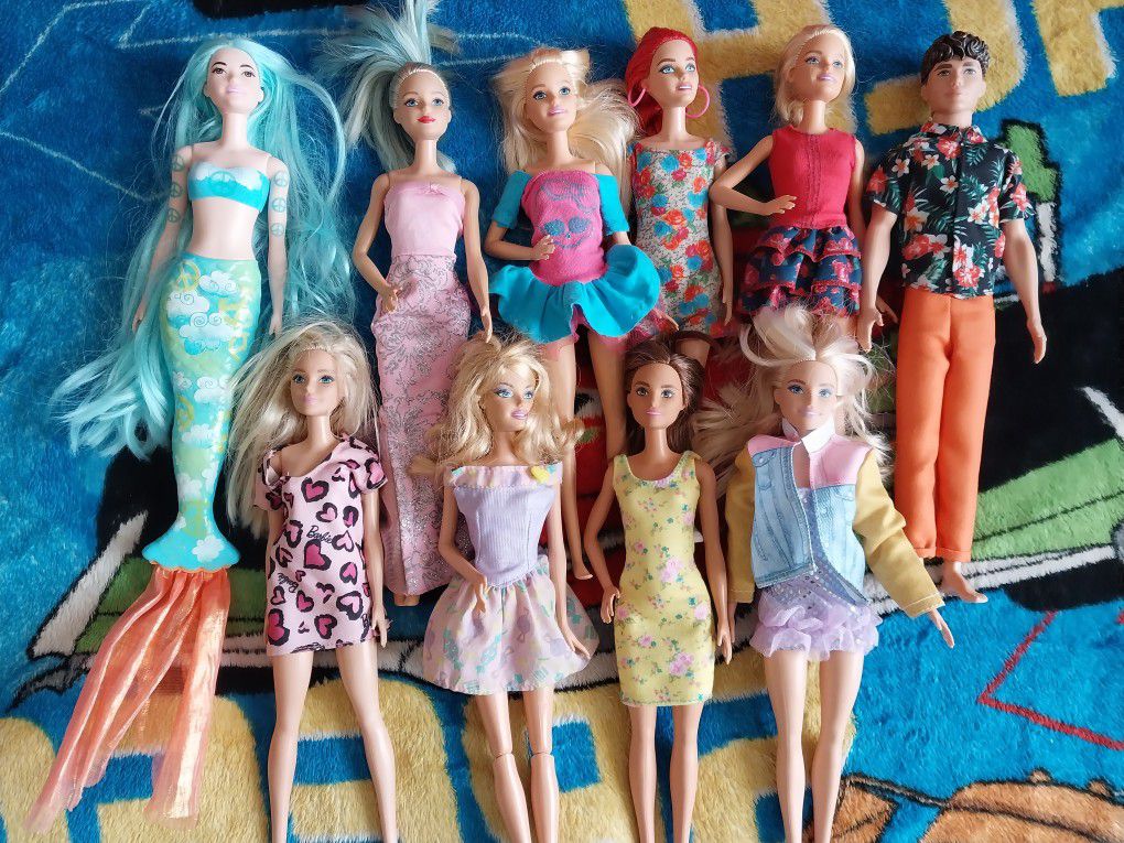 Barbie Summer Dolls, x10 