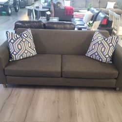 CLEARANCE !! PREOWN GREY SOFA COUCH 