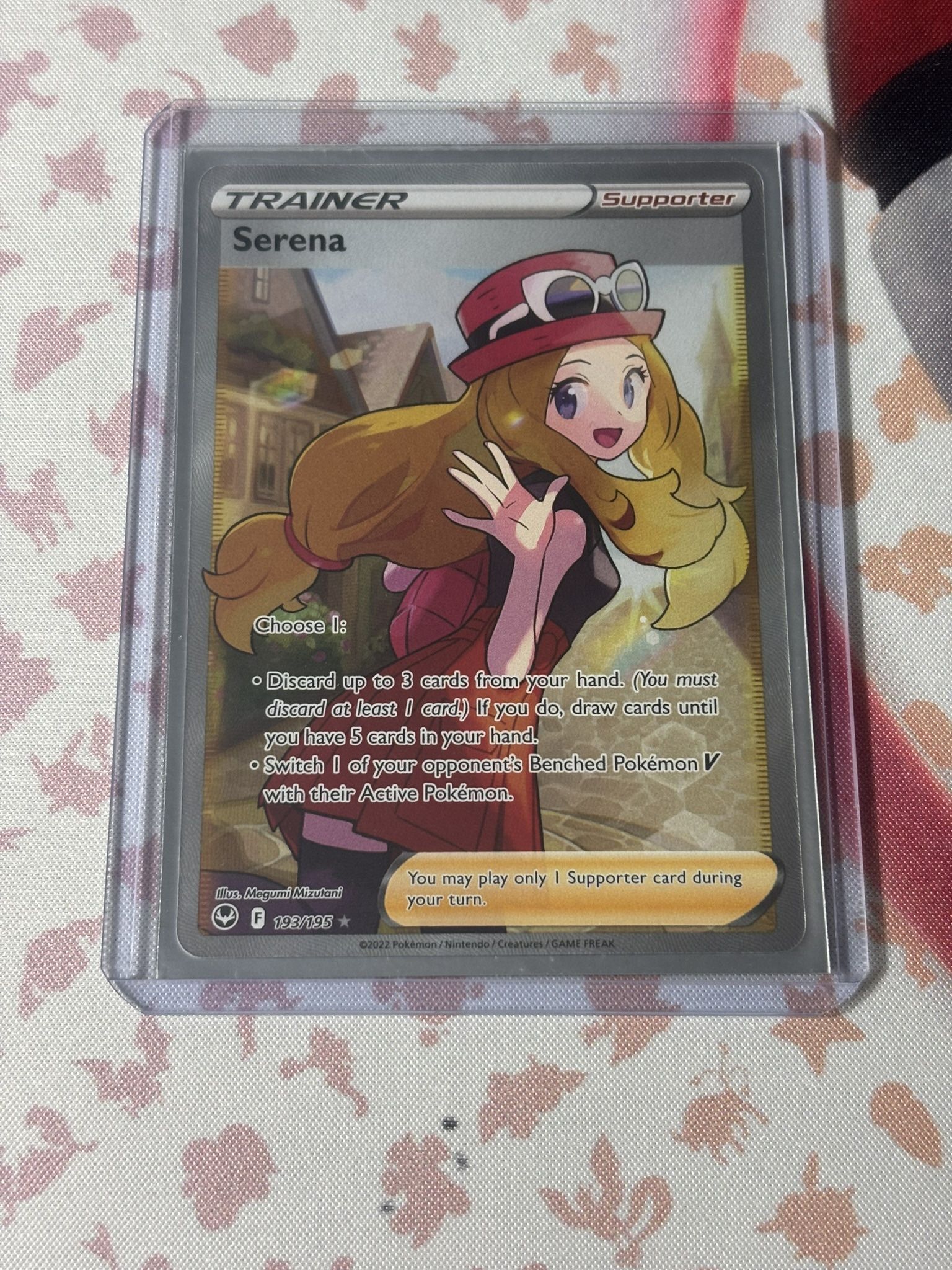 Rare Pokemon Card - Serena 193/195 *Price Firm*