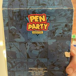 Marvel, comic pens, vintage