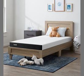 Lucid 5 Inch Gel Memory Foam Mattress - Firm Feel - Gel Infusion - Memory Foam Infused With Bamboo Charcoal - Breathable Cover