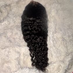 Hidden Strap 360 Glueless Lace Front Wigs Human Hair Pre Plucked Bleached Knots 220 Density Water Wave HD Lace Frontal Wig with Drawstring Curly Full 