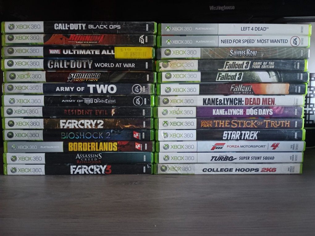 Xbox 360 Games Lot