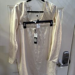 Fashion Nova satin two-piece mini skirt Size 16