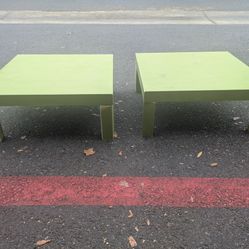 2 Short Ikea tables