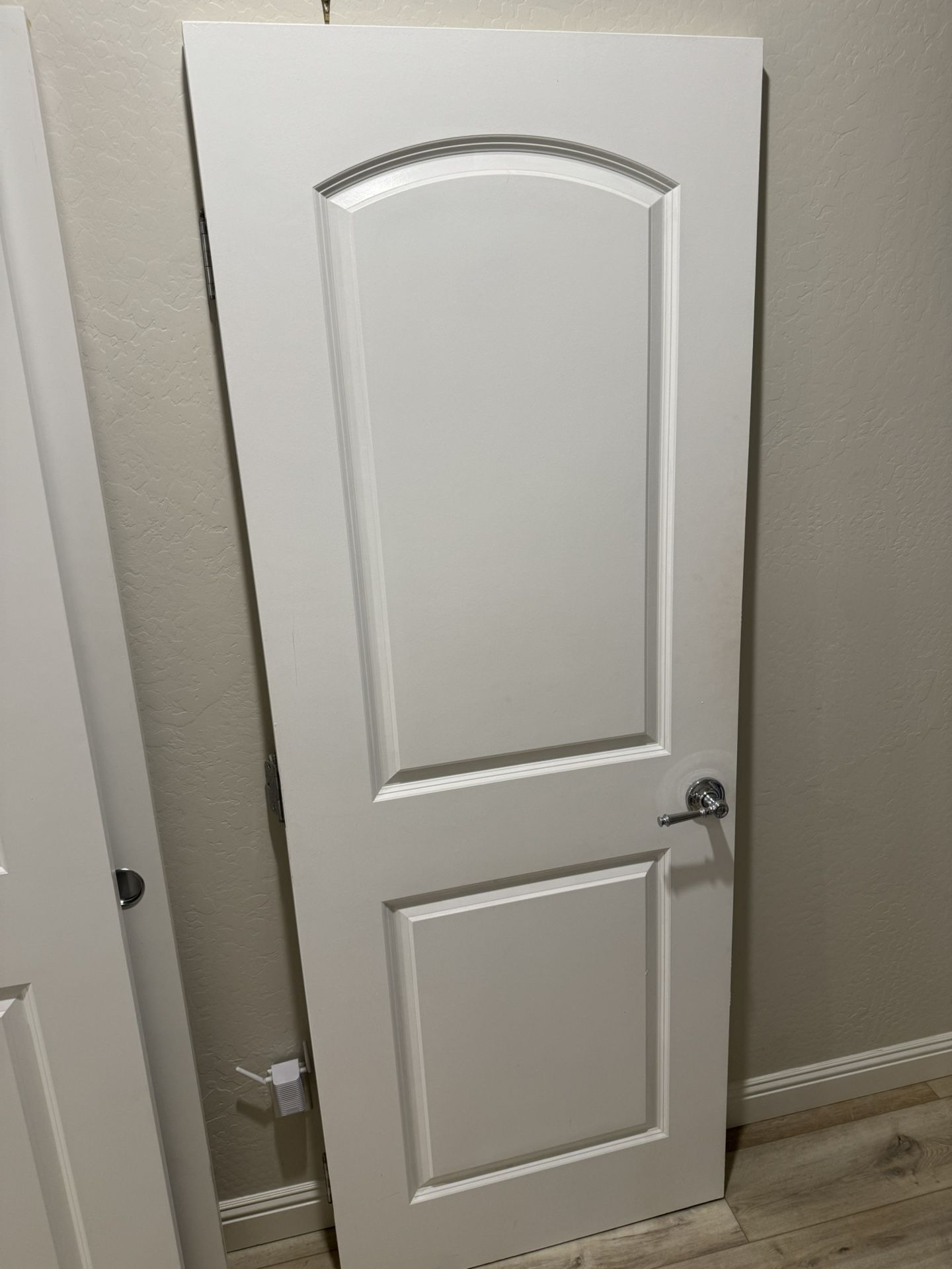 2 Panel Interior Door Great Condition With Hardware