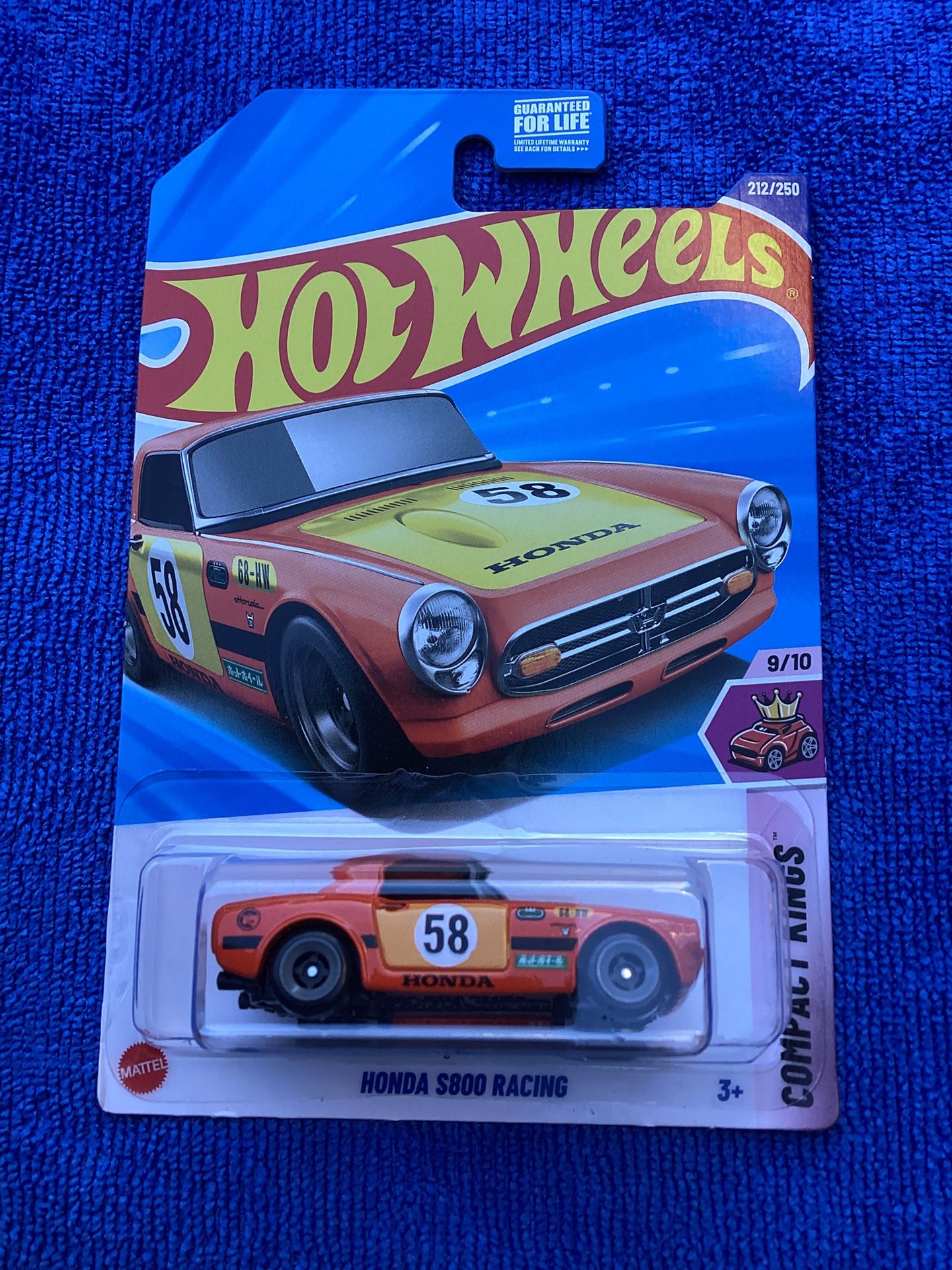 Hot Wheels Treasure Hunt Honda S800 Diecast Car (Valencia) $5