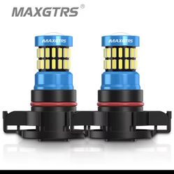 Maxgtrs Led Fog Lights (White) Fits PSX24W,2504