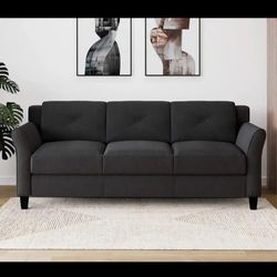 Lifestyle Solutions Harrington Sofa in Black 