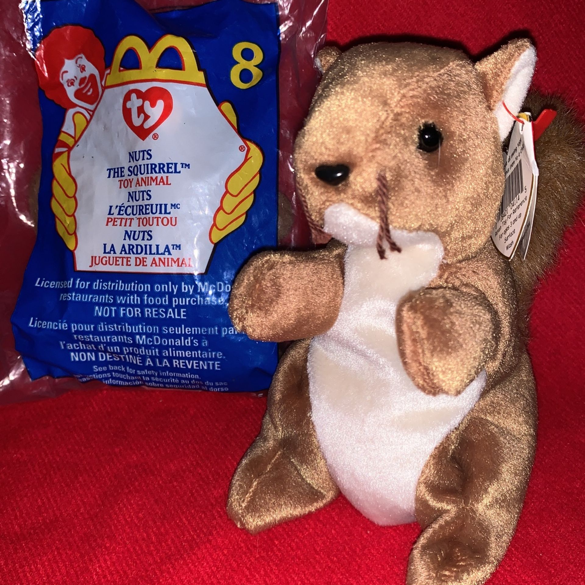 Ty nuts best sale the squirrel mcdonalds