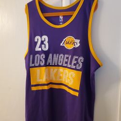 Los Angeles Lakers Lebron James Kid Jersey Size Xl New