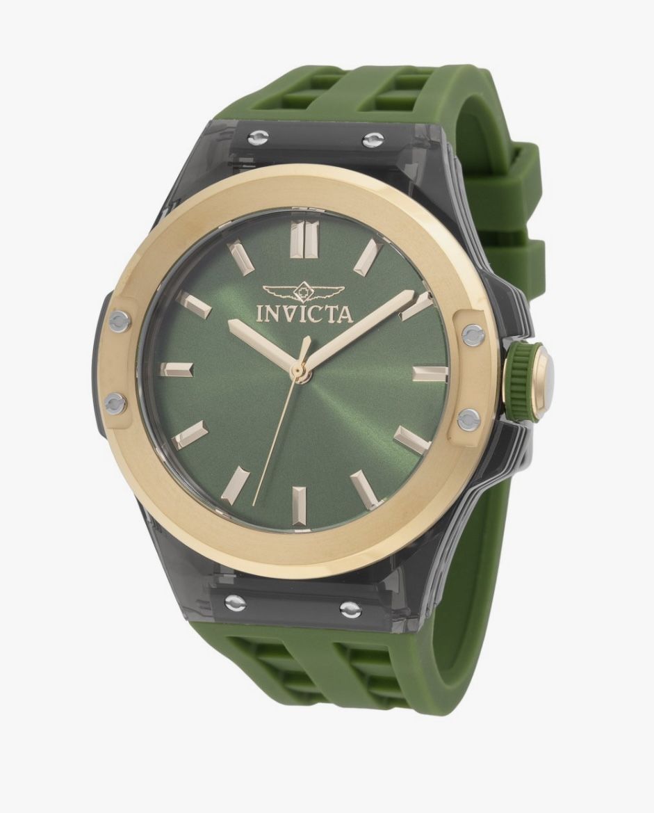 Invicta Sea Base 50016 Men's Watch - Quartz Movement - Plastic with Green Dial