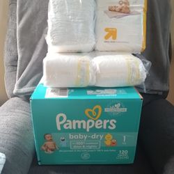 Pampers Diapers Size 1