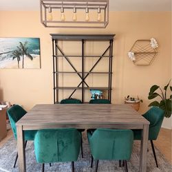 Dining table and chairs