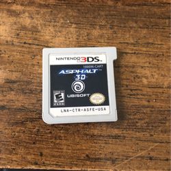Nintendo 3DS Asphalt 3D game