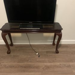 Long couch or tv table