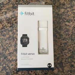 Fitbit Classic Band for Fibit Versa Smartwatch White Size Small