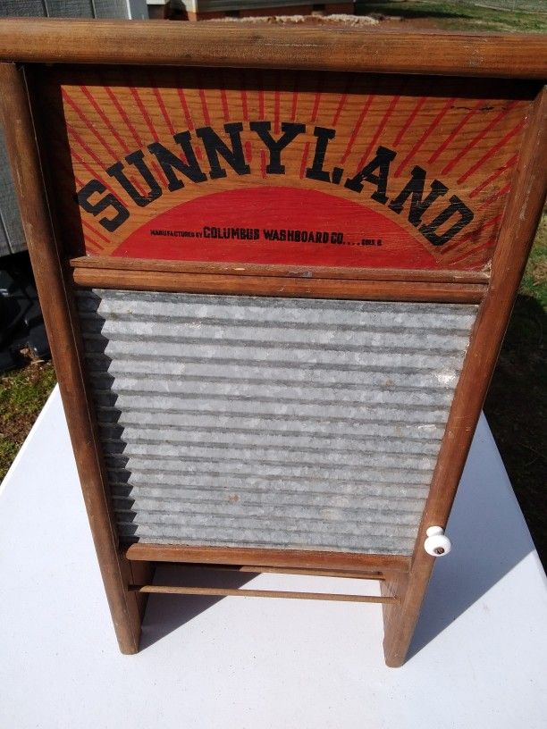 Antique Washboard Cabinet /  Cupboard 