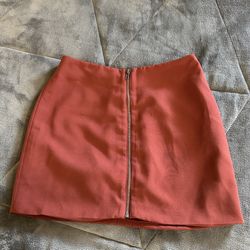 Forever 21 Zip Up Mini Skirt 