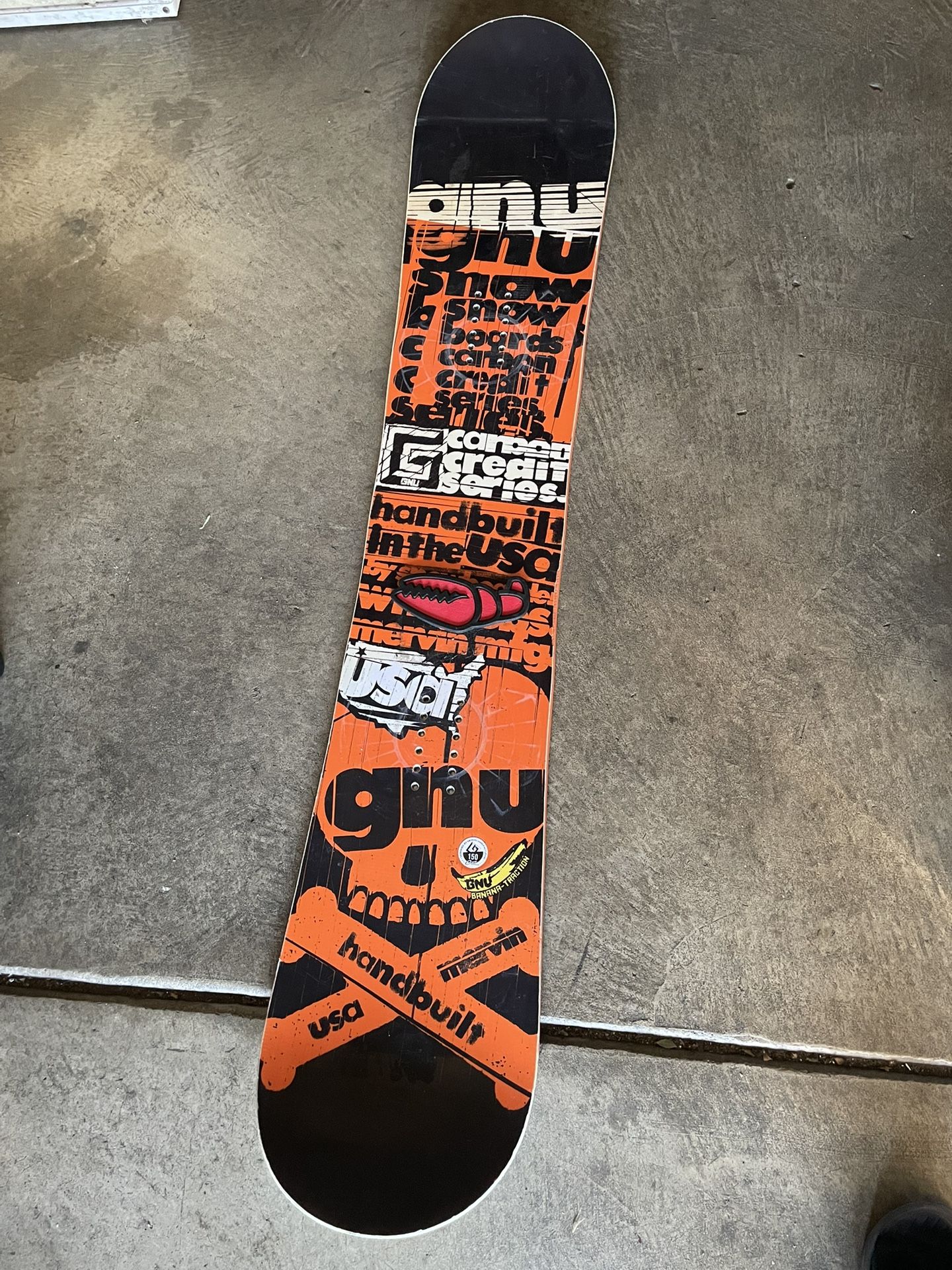 GNU Carbon Credit 150cm Snowboard