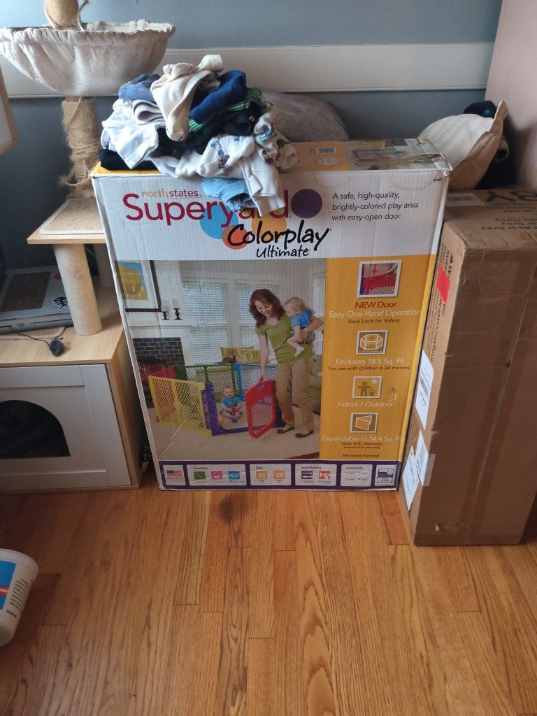 Gate Superyard For Toddlers New