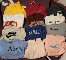 12 hoodies.