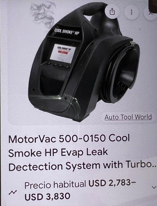 Maquina De Humo Para Detectar Salideros CPS