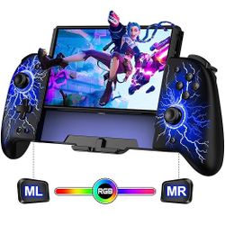 Ergonomic Hall Effect Switch Controller for Nintendo Switch/OLED – Full-Size One-Piece Joypad