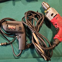 Milwaukee Magnum And Skil Drills. Working Condition.. How Much Do You Want To Pay Me For Them? 
