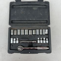 Husky 1/4 Drive Metric And SAE Socket Set