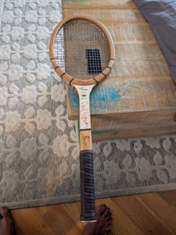 Signed Wilson Jack Kramer Autograph Tennis Racket
