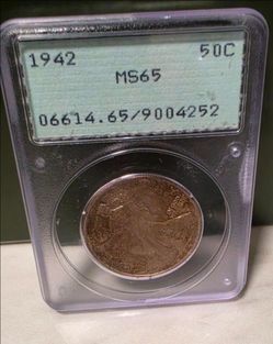1942 Walking Liberty Half Dollar PCGS MS65
