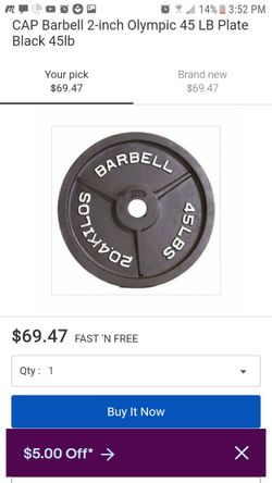 45 lb plates