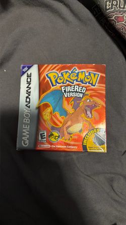 Pokemon fire red complete in box