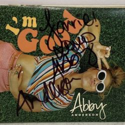 Abby Anderson, Taylor Swift’s Best Friend, Signed “I’m Good “ CD. Her First Release. Rare Signing. 