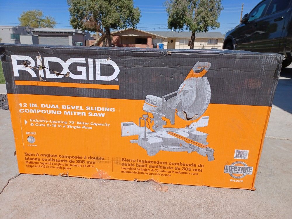 SLIDING MITER SAW 12"