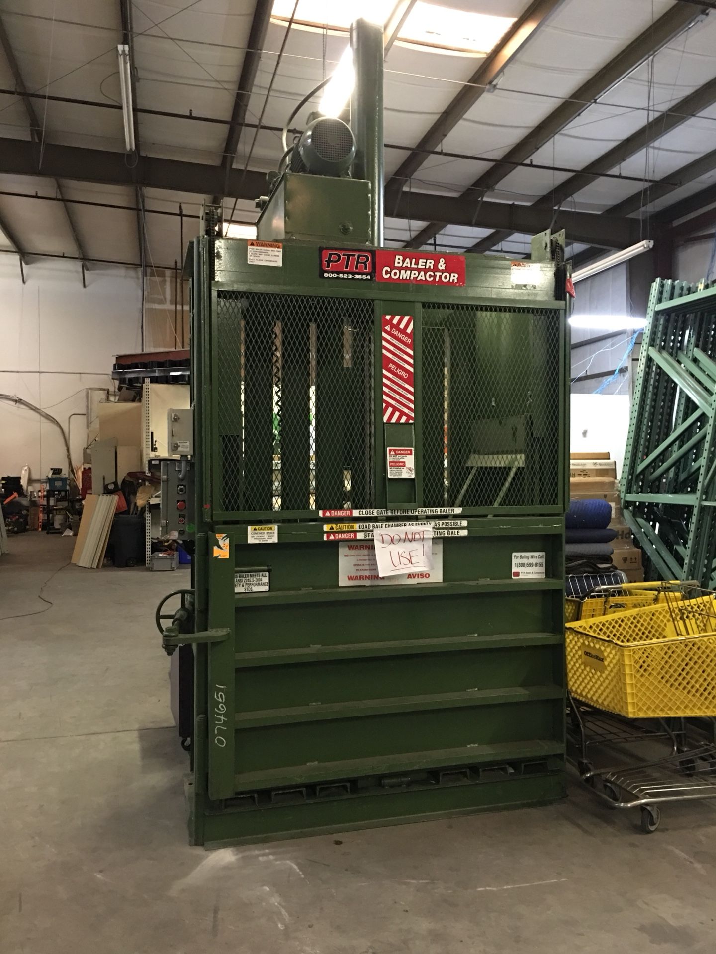 PTR Baler cardboard box compactor for Sale in Orlando, FL OfferUp