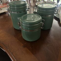 Green Jars. Read Description 