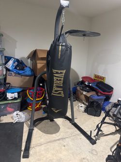 Punching bag with stand. $300 obo