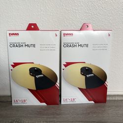 Evans Crash Cymbal Mutes - New In Box