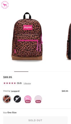 Victoria’s Secret pink limited edition leopard backpack