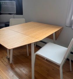 Table two chairs