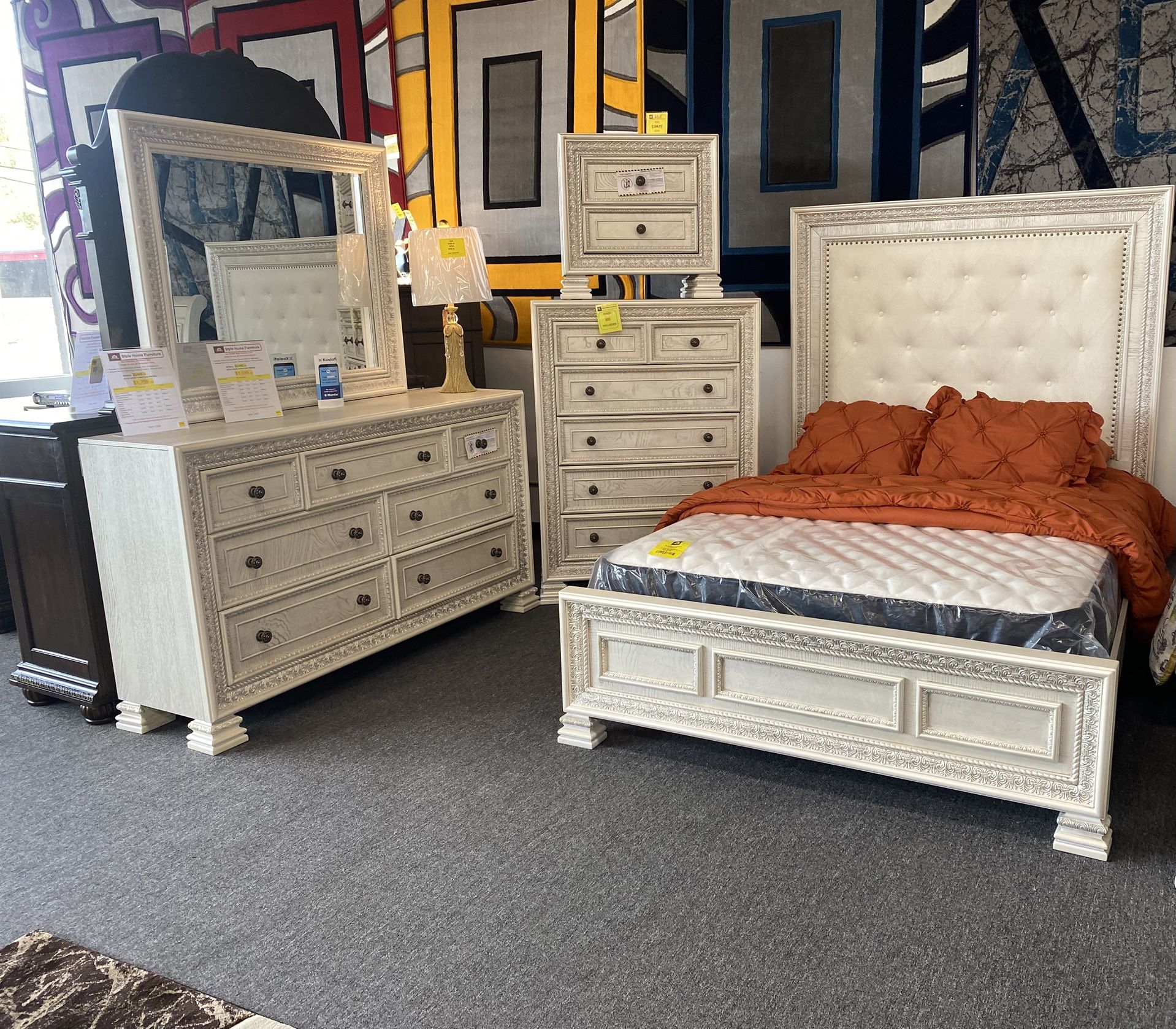 Queen Bedroom Frame Set